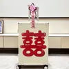 Pegatinas de Doble Felicidad Específicas para Bodas, Decoración de Maletas, Arreglos de Boda, Artículos del Dote de la Novia, Pared de Fondo de la Habitación de Bodas