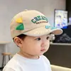 Gorra de Béisbol Infantil con Bordado de Dinosaurio Lindo Estilo Coreano Tendencia Popular Primavera y Otoño Nueva Gorra de Pato Moda y Adorable