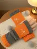 Guantes Personalizados para Otoño e Invierno, Guantes de Punto Cálidos y de Moda para Mujer, Moda Transfronteriza Guantes Bordados Patchwork Cálidos