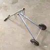 Carro para Cubos de Agua para Uso Doméstico Rural, para Transportar Estiércol, Aguas Residuales, Regar Verduras, Ahorro de Esfuerzo para Personas Mayores, Carro de Cubos Tradicional, Carrito de Empuje para Cubos Grandes