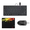 Teclado Externo Pequeno para Laptop Little Sun K-1000, Compacto, Leve, Portátil, USB com Fio, Teclado para Escritório