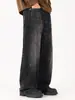 Ropa para Hombre Fengshe / Jeans de estilo callejero americano con diseño de salpicaduras para hombre, pantalones rectos holgados de pierna ancha de moda para primavera y otoño