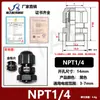 Suministro Transfronterizo de Conectores Impermeables para Fijación de Cables Npt1/2, Conectores de Prensaestopas de Nylon, Estándar Americano Npt1/4