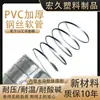 Mangueira de Aço Inoxidável de PVC Espessado Transparente, Tubo de Água Resistente a Altas e Baixas Temperaturas, Tubo de Aço Inoxidável Industrial Grau Alimentício, Sem Plastificante
