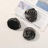 Estilo retro Chanel organza flor rosa feito à mão acessórios para cabelo corsage acessórios para roupas atacado