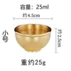 Copa de Vino de Latón Taza de Té Portavelas Lámpara de Aceite Portavelas Casero Contenedor para Velas Cruz Dorada Portavelas de Aceite Pequeño Transfronterizo Taza de Cobre