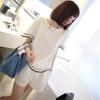 Shorts Esportivos de Manga Curta para Verão para Mulheres Estilo Coreano Manga Curta Moda para Mulheres Plus Size Simples Casual Conjunto de Duas Peças para Mulheres Verão