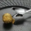 Nueva Cuchara Pala para Sandía de Acero Inoxidable 304 con Patrón de Piedra de Amazon Transfronterizo Cuchara de Postre Cuchara para Pastel Helado