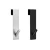 Gancho trasero para puerta de vidrio transfronterizo, sin perforaciones, para colgar en la pared, de 2 cm de grosor, de acero inoxidable, para puerta de armario
