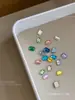 Rhinestones Octagonales Largos Biselados K9 para Uñas, Coloridos de Moda, Formas Mixtas, Decoración de Uñas de Fondo Plano, Venta al por Mayor