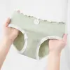 Calcinha Infantil de Algodão Azul Desenho Menina Classe A 10A Antibacteriana Algodão Puro no Fundilho Cintura Média Respirável Cobertura do Quadril Cueca de Estudante