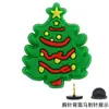 Serie Navideña Transfronteriza Insignias de Dibujos Animados de PVC Muñeco de Nieve Elk DIY Accesorios para Ropa Broche de Papá Noel