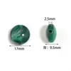 Cuentas Redondas Planas Transparentes de Acrílico, Cuentas Planas Degradadas Vintage, Cuentas Sueltas, Accesorios para Joyería DIY, Materiales para Pulseras Hechas a Mano