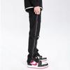Pantalones casuales gruesos de marca de moda para niños, pantalones holgados de verano a la moda para deportes de calle, pantalones de pierna ancha, monos rectos