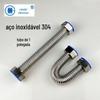 Tubo Ondulado de Aço Inoxidável Moge 1 polegada / DN25 304 para Água Quente e Fria, Mangueira Flexível de Metal para Bomba d'Água e Tubo de Entrada de Caldeira