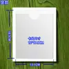 Porta-Cartão de Identificação, Bolsa para Cartão de Etiqueta de Material de Caixa Giratória, Etiqueta de Identificação de Prateleira de Armazém, Etiqueta de Gerenciamento de Armazenamento com Suporte Adesivo