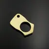 Anillo Rompevidrios Sólido de Latón Lucha Defensa Personal Arma Anti-Lobo Sacudidor Herramienta de Supervivencia al Aire Libre Rompevidrios