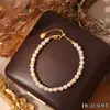 Pulseira Popular Redonda de Pérolas Brilhantes Ani Beni para Mulheres, de Alto Padrão, Versátil, Luxo Acessível, Pulseira Estilo Chinês