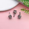 1 colgante pequeño de corona de plata antigua, accesorios de joyería, pulsera, collar, accesorios de bricolaje, venta al por mayor de fábrica AliExpress