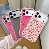 Flores de rosa a pantalla completa adecuadas para funda de teléfono con orejas de gato para iPhone 17 Pro Max funda de gel a prueba de caídas Apple 16