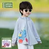 Ropa de protección solar para niños, sin marca, para niños y niñas, hecha de seda fresca, ligera, transpirable, protectora contra rayos UV, con un ala grande