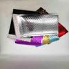 Fabricante Película Aluminizada Sobre de Burbujas Bolsa Color Negro Dorado Papel de Aluminio Bolsa Express Impermeable Bolsas de Embalaje para Ropa