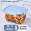 Crisper de Vidro Borossilicato Alto de Grande Capacidade para Alimentos, Especial para Geladeira, Pote Hermético 2 Litros, Pote para Picles Mais Lancheira