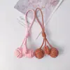Novo Pingente Bola de Neve Estilo Coreano Bola Tecida à Mão Versátil Acessórios para Bolsa Feminina Venda por Atacado Decoração para Pendurar no Carro Charme de Bolsa de Alta Qualidade