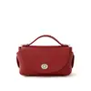 Marca Coreana de Nicho Modelo Nuevo 2026 Bolso Cruzado de Piel de Vaca de Primera Capa con un Diseño Elegante, Bolso de Mano, Bolso de Hombro Tipo Caja para Mujer