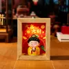 Templo del Altar Atractor de Fortuna, Adornos de Lingotes Culturales y Creativos, Marcos de Fotos de Alta Gama, Regalos de Escritorio, Decoraciones para Gabinete de TV del Hogar para Adoración