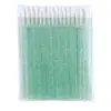 Mini cepillo de labios desechable con flocado Varilla de cristal Cepillo de brillo de labios portátil Pincel de maquillaje Mini cepillo de labios