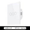 Estándar Europeo Tipo 86 Panel de Interruptor Táctil de Un Solo Cable Vivo para el Hogar Interruptor Táctil Inteligente de Pared Pantalla Táctil Táctil Vidrio Templado