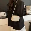 Mini Bolso Tejido a Mano de Verano para Mujer 2025 Nuevo de Moda Pequeño Fresco Estilo Pastoral Bolso Cruzado de Paja Bolso Cuadrado Pequeño