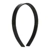 1.5 Aro para el Cabello Negro con Dientes Dobles de Plástico 39CM de Largo Tela Hecho a Mano Aro para el Cabello DIY Accesorios de Joyería