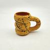 Taza de Neumático de Celebridad de Internet de Lujo Ligero Taza de Oreja Grande Ins Taza Universal de Caramelo de Espino Cerámica Taza de Café Gruesa Douyin