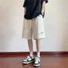 Shorts rectos modernos de estilo americano para hombre, nuevo de verano 2026 casual talla grande holgado versátil de pierna ancha shorts deportivos