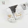 Venta caliente transfronteriza: hebilla para zapatos con agujeros, cadena de perlas y diamantes de imitación, mariposa, accesorios para zapatos con agujeros, zapatos de jardín, hebilla para zapatos con flores.