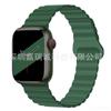 Adecuado para Correas de Apple Watch Apple Watch Generaciones 1-12/Ultra 1-3/Se3 Segunda Generación Correa de Reloj Magnética de Silicona