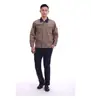 Lona cepillada de poliéster y algodón, ropa de trabajo simple y profesional, estilo primavera y otoño, unisex, set de compra grupal, se puede imprimir o bordar