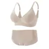Ropa interior de soporte suave transfronteriza color liso alta calidad brillante fruta simple congelado cómodo sexy cubierta de sujetador para mujer