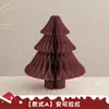 Adornos Navideños Transfronterizos Plegado de Papel DIY Mini de Escritorio Pequeñas Decoraciones Colgantes Navideñas Decoración de Moda Estilo Ins