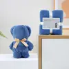 Toalha de flanela coral presente para as mãos toalha de urso criativa casamento de volta à loja de presentes rede de correspondência atacado noivado