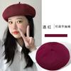 Chapéus de Moda Versáteis Estilo Coreano de Verão para Mulheres Atacado Finos de Seda de Gelo Tricotados Chapéus de Artista Boinas Ajustáveis de Primavera e Verão