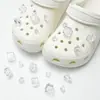 Zapatos Croc 2025 Accesorios Sencillos Ins Corazón Girly Zapatos Croc Hebillas de Zapatos Lindas de Gama Alta Versátiles Flores para Zapatos