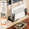 Estante de Colocación para Router Wifi, Estante de Almacenamiento para Montar en Pared, Soporte para Regleta de Enchufe, Caja de Almacenamiento Organizadora de Escritorio para Montar en Pared