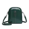 Mini bolso de hombro transfronterizo, bolso para teléfono con doble cremallera, bolso cuadrado pequeño ligero y versátil, bolso cruzado para el día a día para mujer, venta al por mayor personalizada
