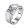 Mão rápida treme transmissão ao vivo dominador masculino imitação moissanite anel incrustado com oito corações e oito setas zircão flash areia anel de abertura