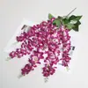 Guirnalda Artificial de Flores de Glicinia para Decoración de Techo de Boda, Enredadera de Plástico de Planta Verde con Pequeñas Cestas Colgantes