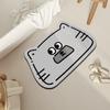 Felpudo de Barro de Diatomeas con Dibujos de Animales Lindos Transfronterizo para Baño, Absorbente de Agua, Secado Rápido, Antideslizante, Fácil de Cuidar