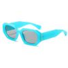 Gafas de Sol de Marco Pequeño Estilo Nuevo Transfronterizas 2026 para Hombres y Mujeres en Europa y América, Protección UV, Beige de Alta Gama Poligonales Anti Luz Azul